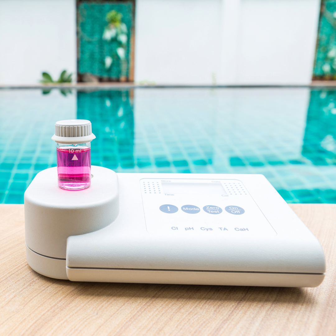 Image of a photometer test kit and sample tube