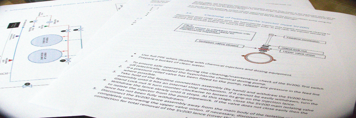 Image of a Poll Safety Operating Procedure page